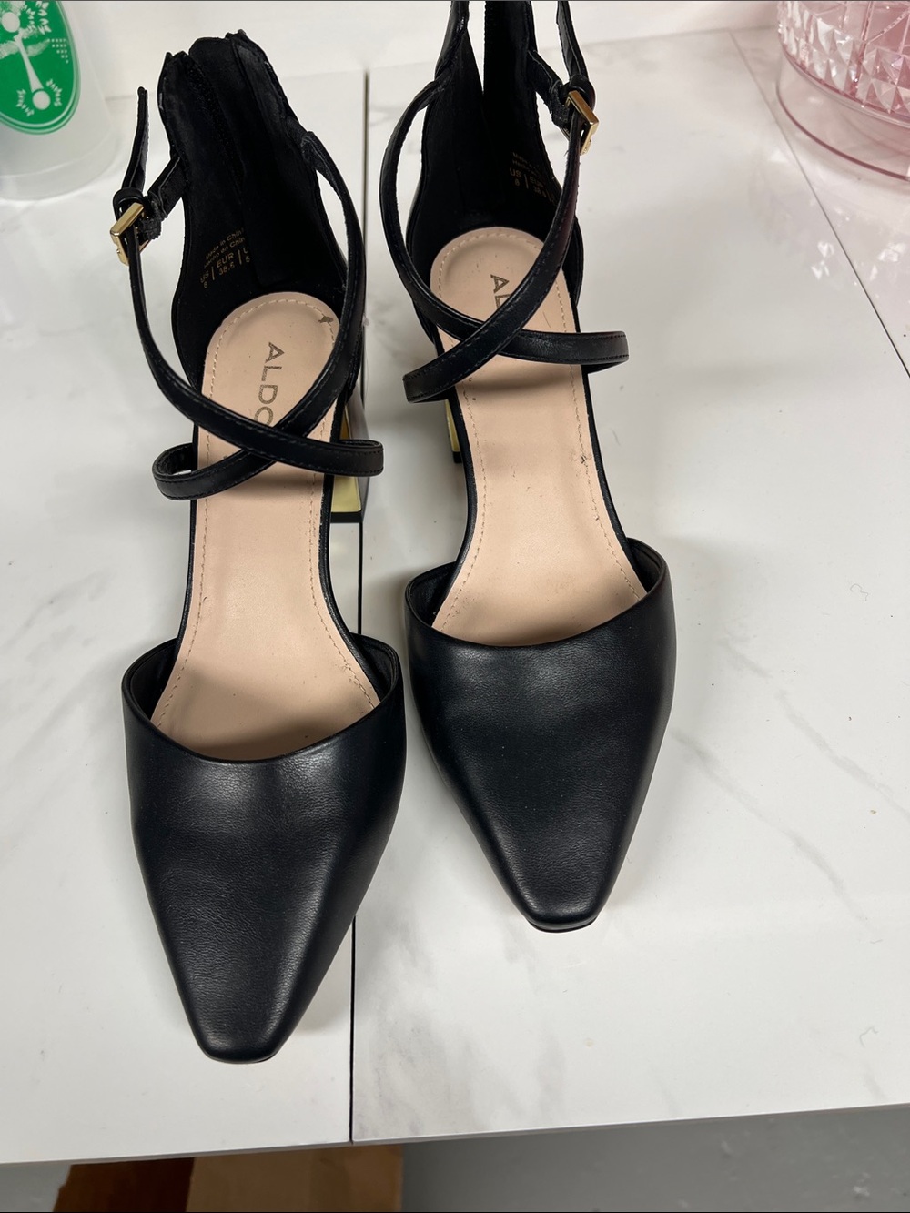 dress sandals Aldo sold as is